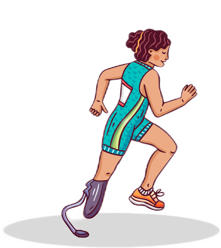 Paralympic runner